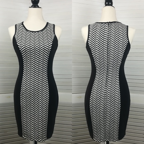 by & by Dresses & Skirts - By & By Chevron Bodycon Dress